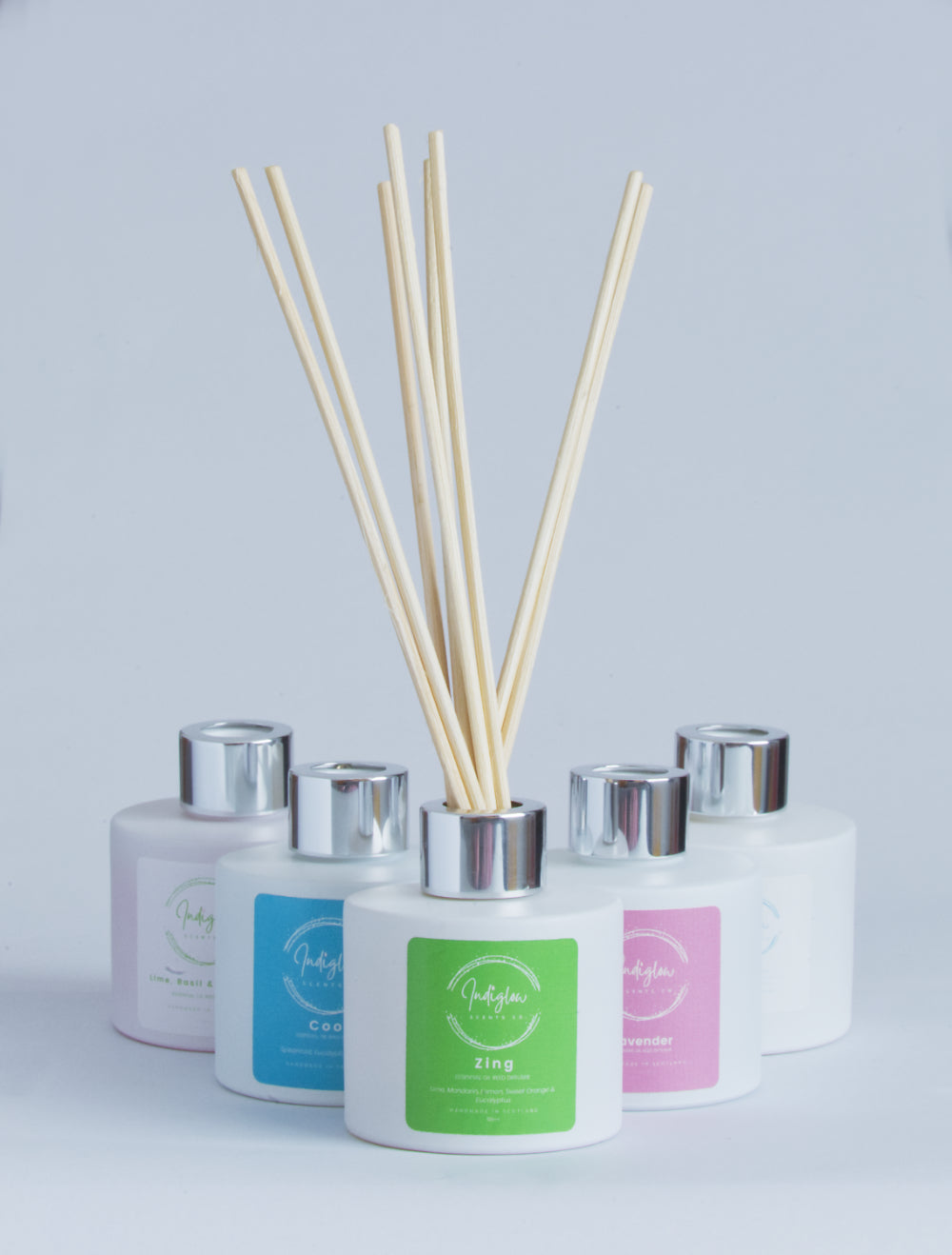 Oil Reed Diffuser Sample Photo Essential Oil Reed Diffusers – Indiglow Scents Co.