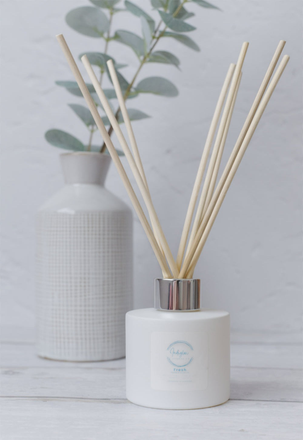 Essential Oil Reeds Fresh Essential Oil Reed Diffuser, 110ml – Indiglow Scents Co.